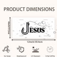 thumbnail image 2 of License Plate, Fishing Hook Jesus Decorative Front,Personalized Stainless Steel License Plate Cover For Men Women,12.2" X 6.2", 2 of 7