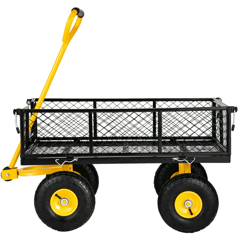  VEVOR Steel Garden Cart, Heavy Duty 900 lbs Capacity