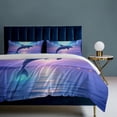 thumbnail image 6 of Moonlit Dolphin Leap Bedding Set Duvet Cover Couple Bedclothes Pillowcase Customized Home Textiles Bed Set for Queen Size, 6 of 6