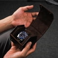 thumbnail image 3 of Estuche Clásico para Guardar Relojes, de Piel de Vaca Crazy Horse, con Forma Hexagonal y Diamantes, Ideal para Viajes Al Aire Libre., 3 of 10