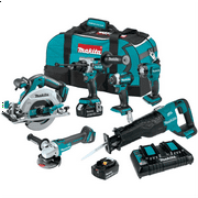 Makita 18V LXT® Lithium-Ion Brushless Cordless 6-Pc. Combo Kit (5.0Ah)