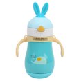 thumbnail image 1 of Taza Para Sorber Infantil, Taza De Aislamiento, 6 Capas De Preservación Del Calor De Acero Inoxidable A Prueba De Fugas Lindo 260ml Para Niños Bebé ANGGREK Verde, 1 of 8