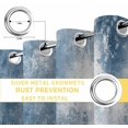 thumbnail image 6 of Blue Grey Blackout Curtains for Bedroom/Living Room, Thermal Insulated Kitchen Curtains, Oil Painting Modern Abstract Grommet Darkening Window Treatment Drapes 42"x84"x2, 6 of 8