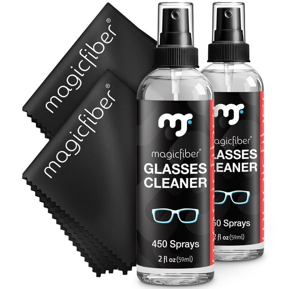 Kit limpiador de gafas MagicFiber con (2) aerosoles limpiadores de gafas