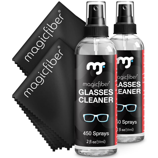 Kit limpiador de gafas MagicFiber con (2) aerosoles limpiadores de gafas