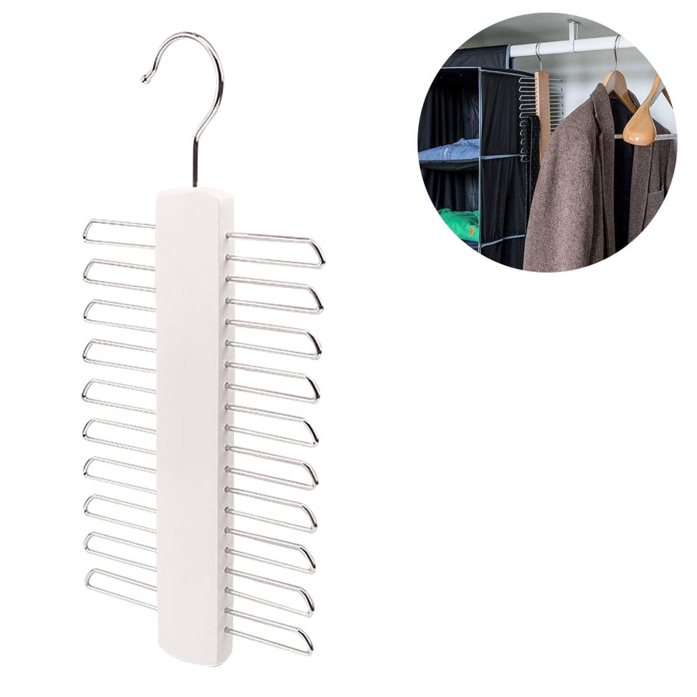 Rack Tie Belt Scarf Holder Hanger Cabinet Hook Storage Home Closet Organizers YD 