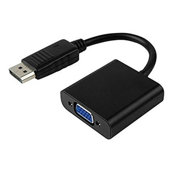 8 in.Displayport to VGA Adapter DP Male to VGA Female - Black