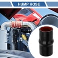 thumbnail image 2 of Unique Bargains 1 Set 51mm/2.01" ID 127mm Length Black Red Silicone Hose with Clamps Hump Hose Universal, 2 of 7
