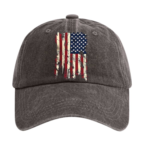 Baseball Cap for Women Men American Flag Print Youth Running Ponytail Hat Summer Ball Cap Baseball Hat 4th of July Accessories