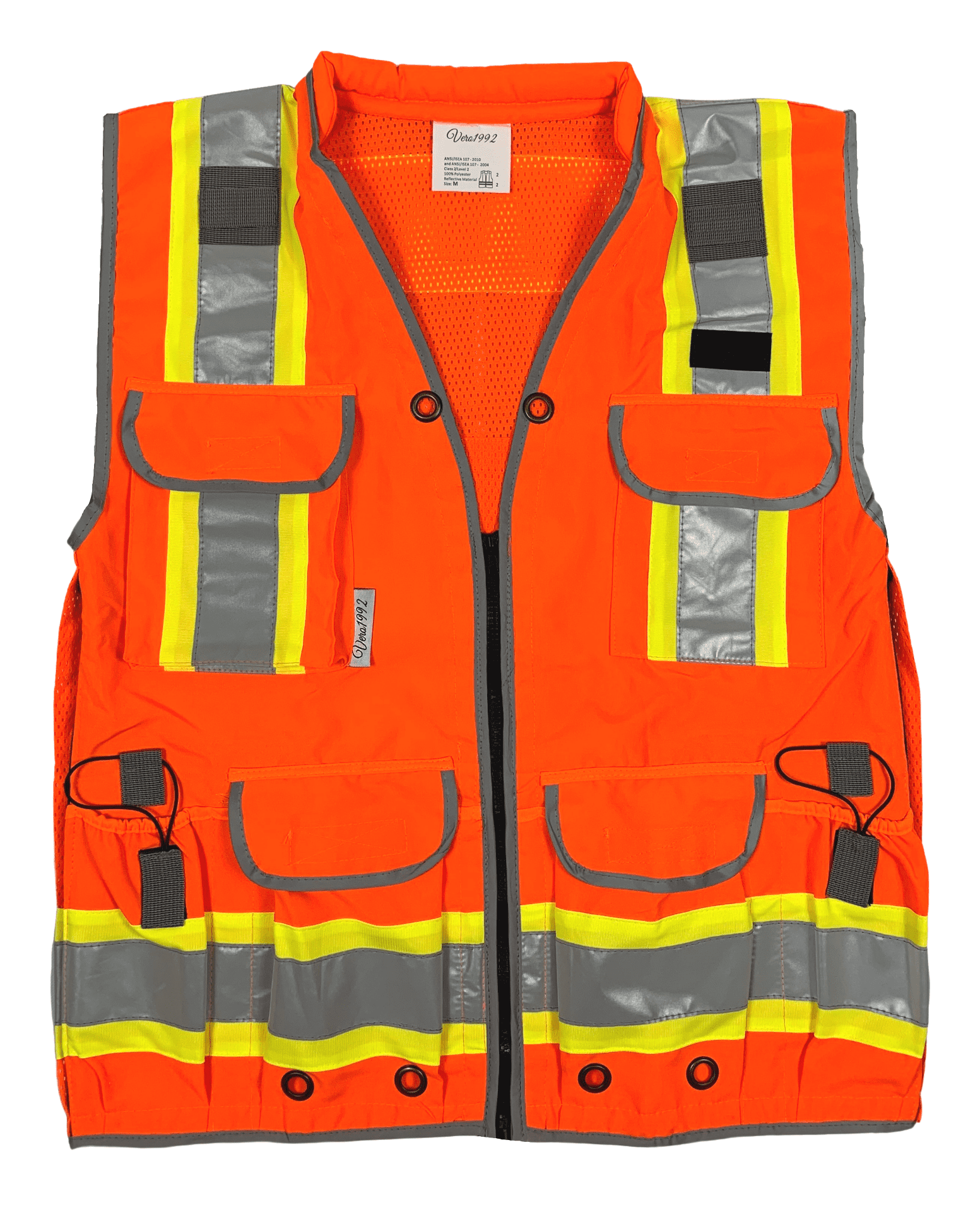 Vero1992 VERO1992 (A) Reflective Vest Class 2 Heavy Woven Two Tone