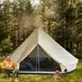 thumbnail image 3 of 16.5' Large Family Tent 10 Persons Waterproof Teepee Bell Tents Hunting Camp Huge Four Season, 3 of 14