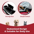 thumbnail image 4 of YRLLENSDAN Sun-Proof Pet Stroller for Small Dog 10 lbs Dog Stroller for Medium Dog 30 lbs Cat Stroller for 2 Cats Puppy Stroller with Bottle Holder and Sponge Pad,Red, 4 of 7
