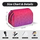 thumbnail image 5 of Disketp Light Purple Glitter Estuche de Lápices de Doble Capa con Tapa Abatible y Cremallera, Organizador Escolar para Adolescentes y Adultos, 5 of 7