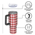 thumbnail image 4 of Christmas 40oz Tumbler– Stainless Steel Insulated Tumbler with Handle and Straw, Large Capacity Travel Cup for Hot & Cold Drinks, 4 of 7