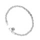 thumbnail image 3 of Pulsera de cadena de serpiente de 4 mm bañada en plata, joyería de gran venta, 3 of 5