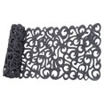 thumbnail image 3 of Freer Chemin de Table en Feutre Style Moderne Simple Napperon Motif Floral Remplacement Maison Restaurant Café Napperon de Bureau sous-Verre Gris Foncé, 3 of 9