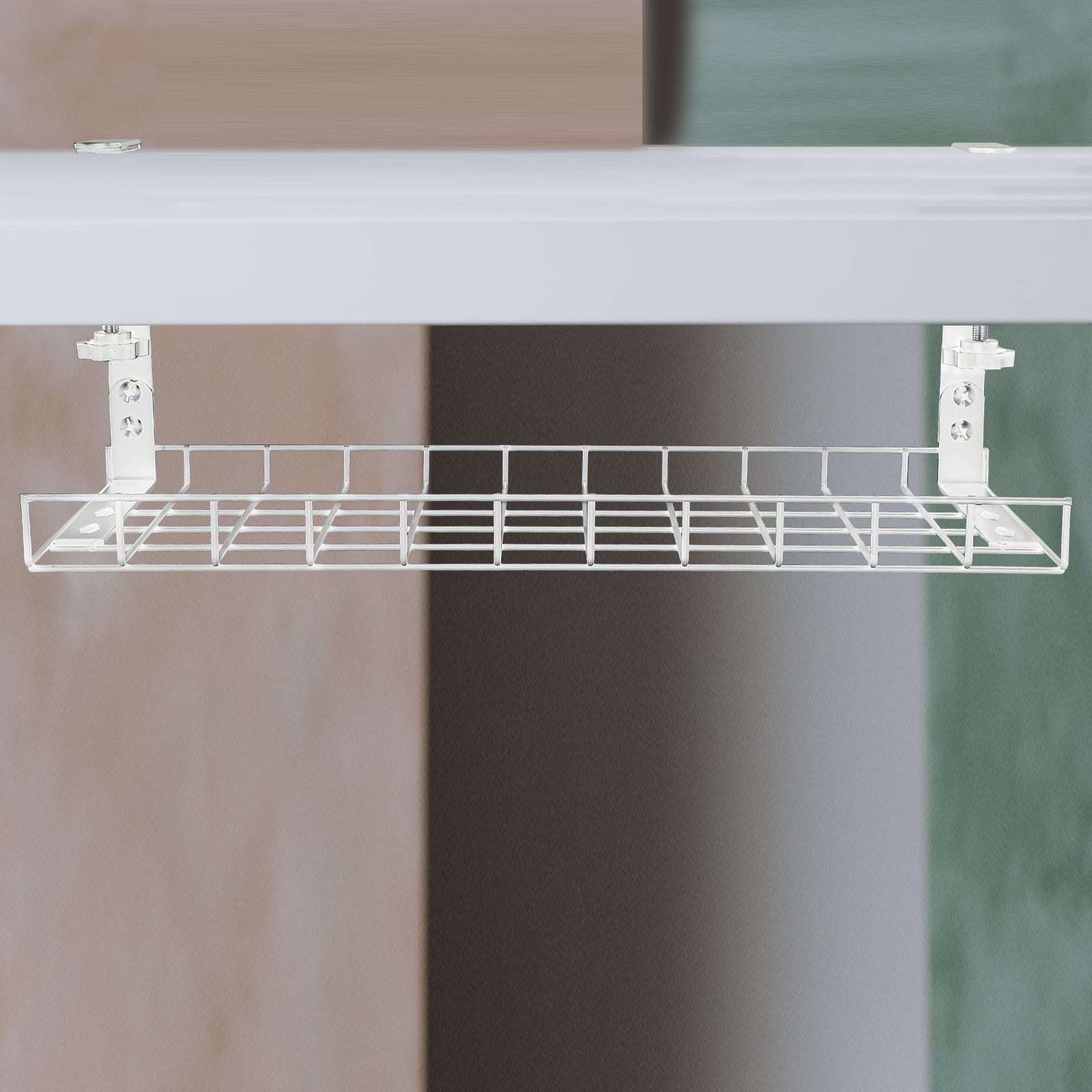 Raindrops Cable and Wire Organizer Rack with Protective Holder for Office and Home, Efficient Cord Management Storage Solution