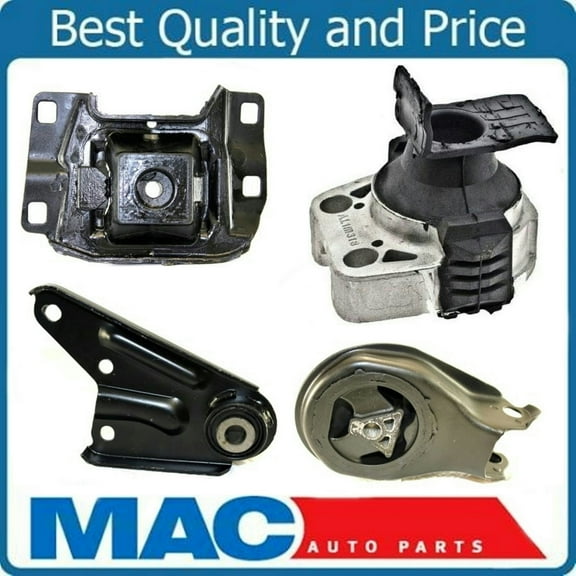 Engine Motor & Transmission Mount Kit 4pc Set for 2004-2009 Mazda 3 2.0L / 2.3L