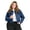 Dark Wash, variant on Women's Plus Size Emma Denim Cropped Jacket
