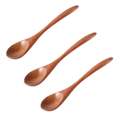 thumbnail image 1 of Cuchara de madera con mango largo, cuchara de arroz de madera maciza, cuchara de postre, cuchara y tenedor hechos a mano, vajilla, 1 of 5