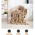 thumbnail image 3 of Manta Elegant Comfort, 127 x 152 cm, terciopelo, suave estampado navideño, 3 of 7