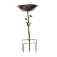 thumbnail image 1 of jinwen Bird Bath Bowl Easy to Clean Decorative Birdbath for Backyard Outdoors Patio Bronze Bird, 1 of 9