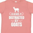 thumbnail image 4 of Inktastic Easily Distracted by Goats Boys or Girls Toddler T-Shirt, 4 of 5