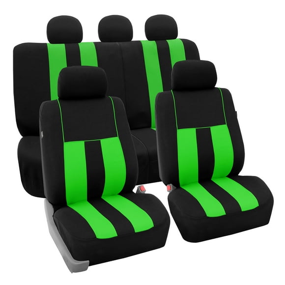 Striking Striped Universal Seat Covers Fit For Car Truck SUV Van - Full Set