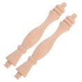 thumbnail image 5 of WEUVEB 2-Pack Wood Cabinet Pillar Balusters in Khaki, Roman Column Style Decorative Support Posts, 5 of 8