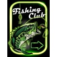thumbnail image 2 of Allen, Kimberly 25x32 Gold Ornate Wood Framed with Double Matting Museum Art Print Titled - Fishing Club, 2 of 4
