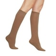 thumbnail image 6 of 3Pairs Women’s Sheer Knee Massage Socks with Reinforced Toe and Base Stay up Band (Bronze), 6 of 8