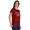 thumbnail image 2 of Inkmeso Scoop-Neck Parenting Is F**King Hard Graphic Tshirt Short Sleeve Casual, 2 of 8
