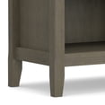 thumbnail image 6 of Amherst 24 inch Wide Solid Wood Transitional Bedside Table in Farmhouse Grey, 6 of 10