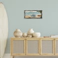 thumbnail image 2 of Stupell Industries Coastal Restaurant Overlook Landscape & Nature Painting Gray Floater Framed Canvas Art Print Wall Art, 25 x 11, 2 of 9