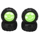 thumbnail image 2 of 4 unids 82mm delantero trasero caucho Neumáticos y 5 radios rueda Llantas set para wltoys 144001 1/14 RC off road Coche, 2 of 8