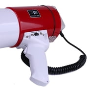 Megaphone with Loud Siren Bullhorn Speaker, 50 Watt