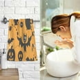thumbnail image 7 of Nsnder Halloween Trick Hat Bats Pumpkin Cotton Towel Set 2PCS, Quick Drying Bath Towels, Soft and Breathable Hand Towel WashCloths for Kitchen, Bathroom, Gym, Beach, 7 of 7