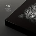 thumbnail image 4 of PixonSign Canvas Print Wall Art High Contrast Leopard & Lion Close-Up Animals Wildlife Photography Realism Romantics Dramatic Dark Black and White for Living Room, Bedroom, Office - 24"x24" x 2, 4 of 5