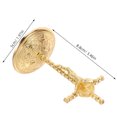 thumbnail image 2 of unbranded Crucifijo Metálico De Dorado Con Base Vintage Escultura Renacentista Para, 2 of 8
