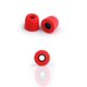 thumbnail image 4 of Tapones para Los oídos de repuesto CHAO espuma viscoelástica para auriculares 4,5 a 5 mm color rojo 6 unidades, 4 of 5