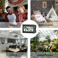 thumbnail image 4 of TASOGEN 12 Pack Mini Digital Hygrometer Thermometer,Indoor Temperature and Humidity Gauge Meter Monitor Celsius (&acirc;) for Humidor,Greenhouse,, 4 of 7