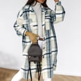 thumbnail image 3 of UPPADA Winter Coat Women's Thickened Overcoat Plus Size Wool Liner Sherpa Denim Coats Warm Thicken Parka Jacket with Fur Hood Abrigos de Mujer, 3 of 5