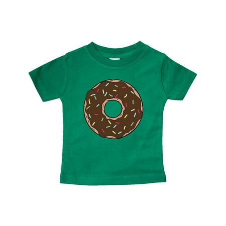 

Inktastic Brown Donut Donut With Colorful Sprinkles Frosting Gift Baby Boy or Baby Girl T-Shirt
