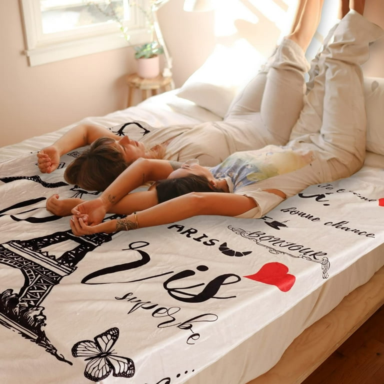 Eiffel tower blanket walmart sale