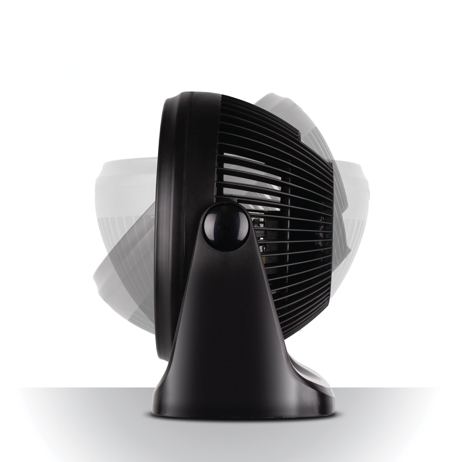 BLACK+DECKER 7-in 3-Speed Indoor Black Desk Fan in the Portable