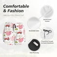 thumbnail image 4 of Lsque a cow and a pig Printed Women's Running Shorts with Liner Pockets,Elastic Quick Dry Workout Athletic Gym Yoga Shorts,Womens High Waist Shorts-Small, 4 of 7