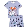 thumbnail image 2 of QEFJNO 3-12Y Kids Boys Pajamas Set 2 PCS Short Sleeve Top and Shorts Pants for Toddler Boys Dog Pjs Summer, 2 of 13