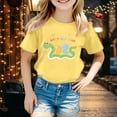 thumbnail image 2 of TZEWGL Chemise Décontractée pour Enfant Imprimé Graphique Col Rond Manches Courtes Vêtements Confortables pour Tout-Petits Taille 10-11T, 2 of 4