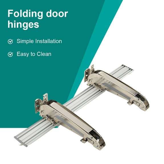 YILIKISS Lateral Opening Door Hinge Set Parallel Opening Cabinet Wardrobe Door Sliding Load-Bearing 15.4lb Heavy Duty Hinge 180°