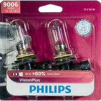 Philips 9006 Visionplus Headlight, Pack of 2 Fits select: 2004-2015 HONDA CIVIC, 2013-2018 RAM 1500
